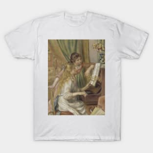 Young Girls at the Piano by Auguste Renoir T-Shirt